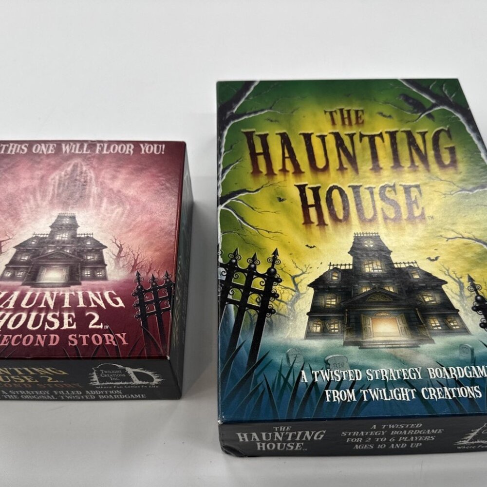 The Haunting House Board Game with 2nd Story Addition Lot Twilight Creation 2004 - Picture 2 of 9